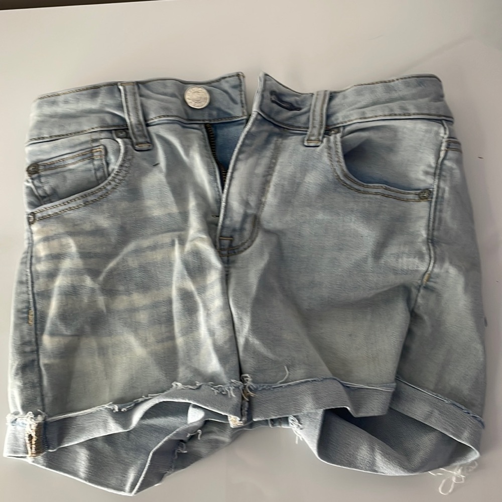 Light blue American Eagle jean shorts XS
